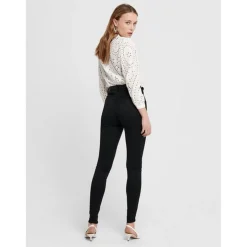 Jean skinny noir en coton Anya