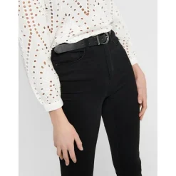Jean skinny noir en coton Anya