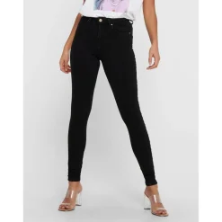 Jean skinny noir en coton Hattie