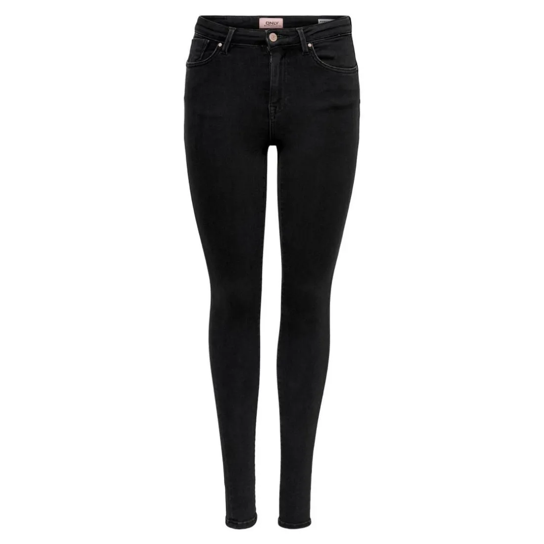 Jean skinny noir en coton Hattie