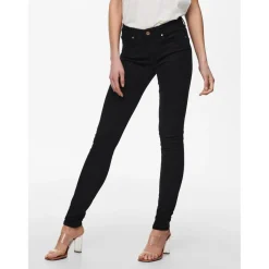 Jean skinny noir en coton Ana