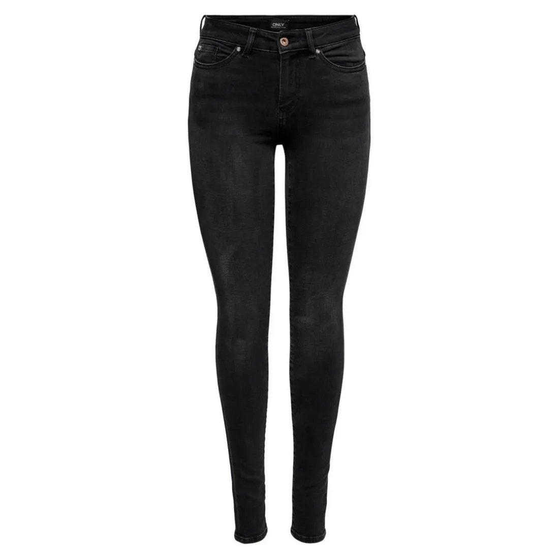 Jean skinny noir en coton Ana