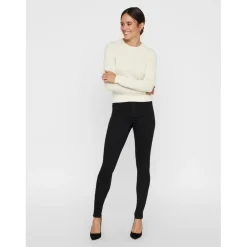 Jean skinny Skinny Fit Taille moyenne Longueur regular noir
