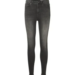 Jean skinny Skinny Fit Taille haute Longueur regular gris Hana