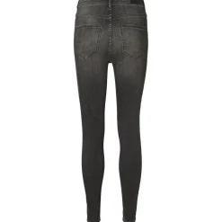 Jean skinny Skinny Fit Taille haute Longueur regular gris Hana