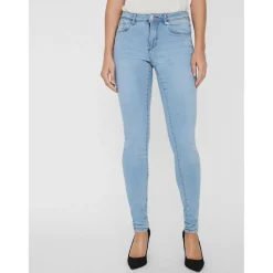 Jean skinny Skinny Fit Taille moyenne Longueur regular bleu Zoe