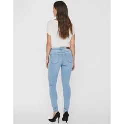 Jean skinny Skinny Fit Taille moyenne Longueur regular bleu Zoe