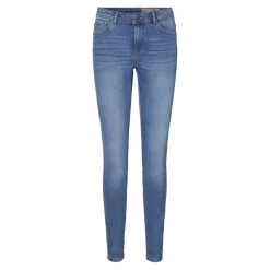 Jean skinny Skinny Fit Taille moyenne Longueur regular bleu Nora