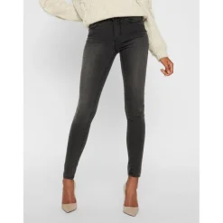 Jean skinny Skinny Fit Taille moyenne Longueur regular gris Noémie