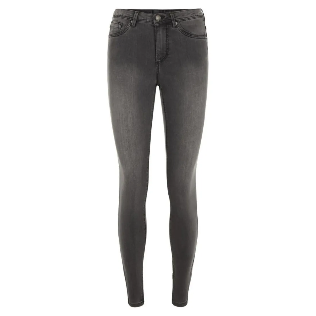 Jean skinny Skinny Fit Taille moyenne Longueur regular gris Noémie