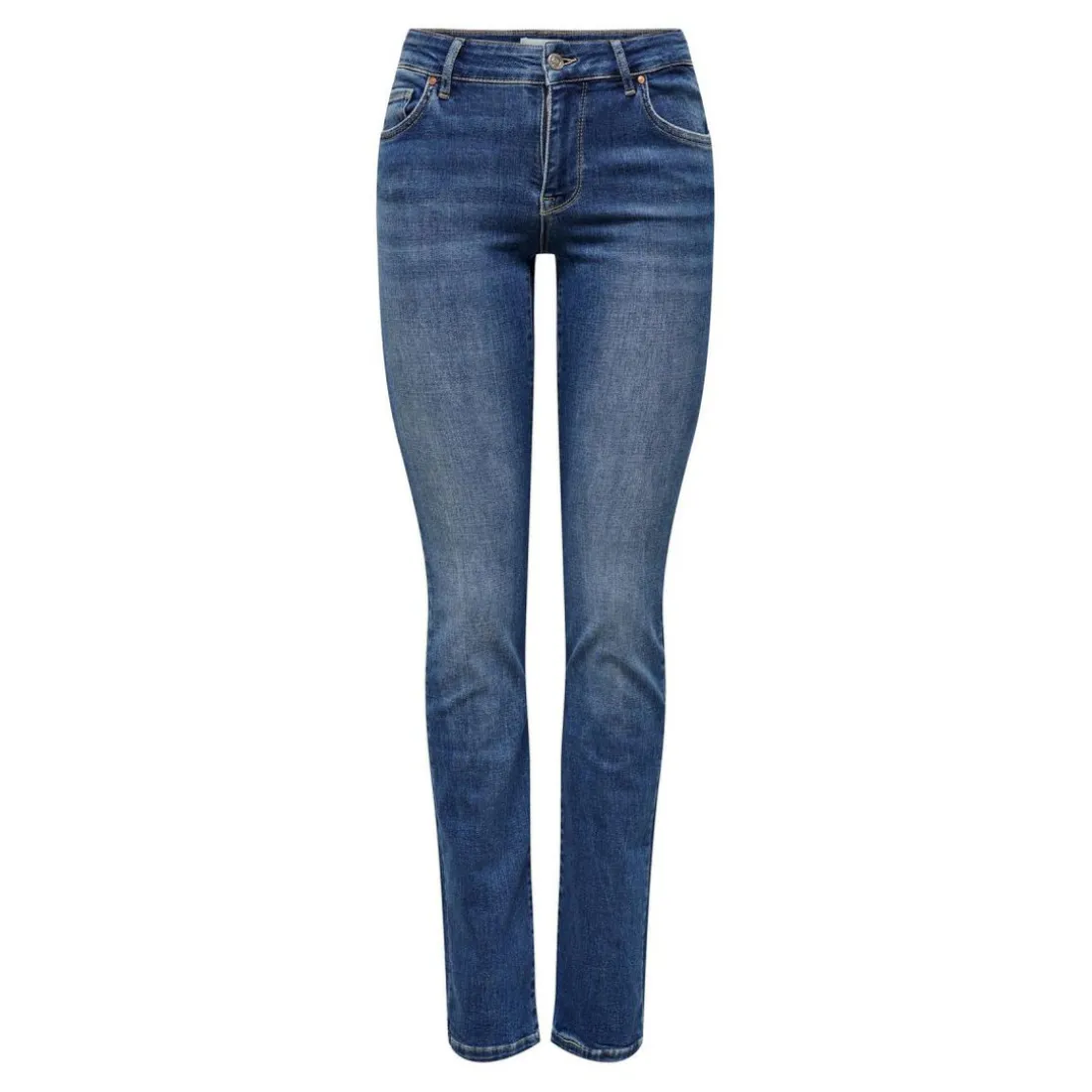 Jean slim bleu en coton Sofia