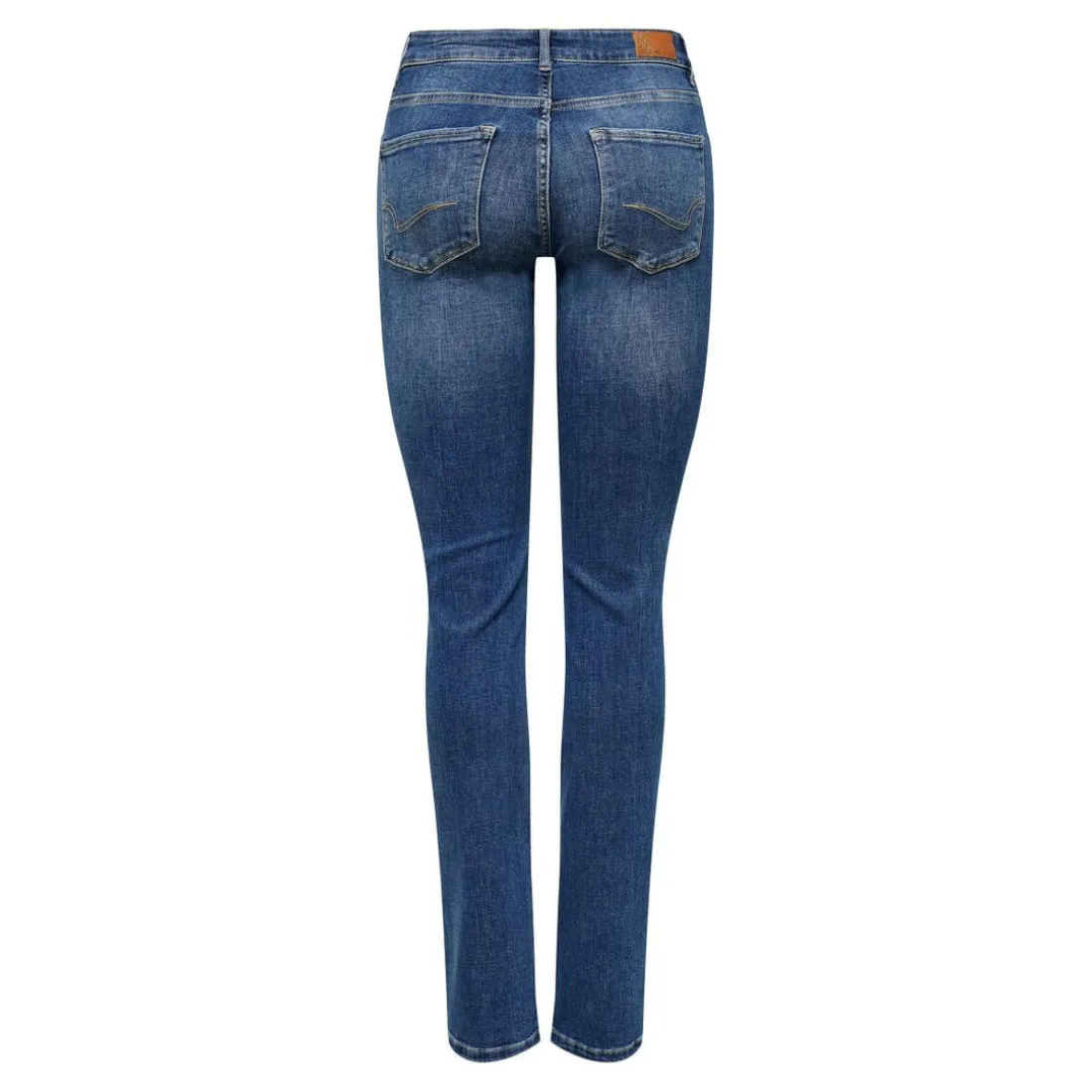 Jean slim bleu en coton Sofia