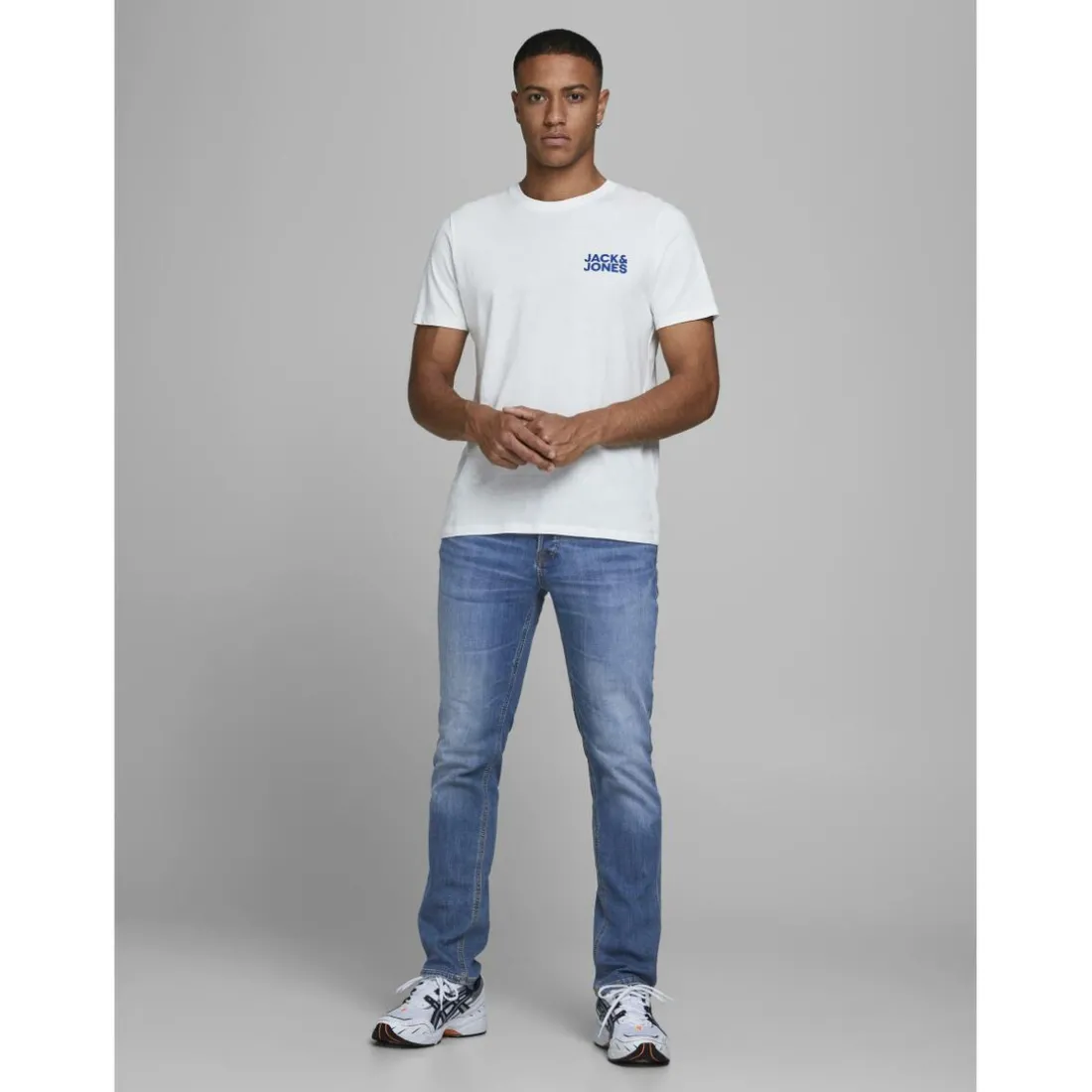 Jean slim Fit Bleu en coton Trent
