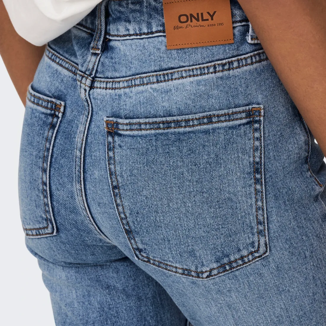 Jean Slim ONLPOWER - Bleu en coton Cara