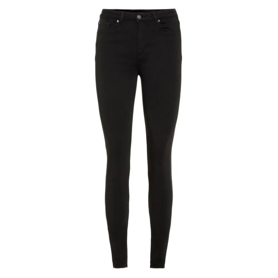 Jean slim Slim Fit Taille moyenne Longueur regular noir en coton modal