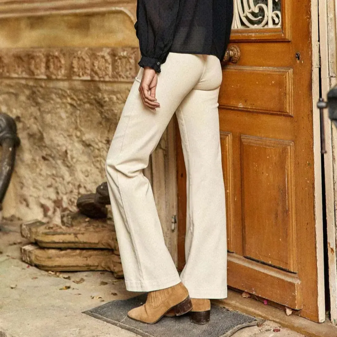 Jean SONNY beige en coton