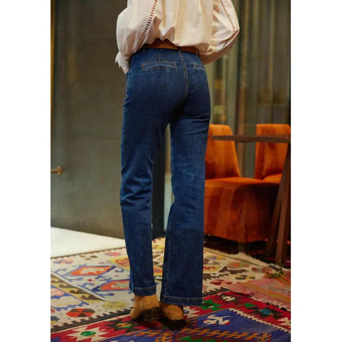 Jean SONNY W - Wash bleu stone en coton