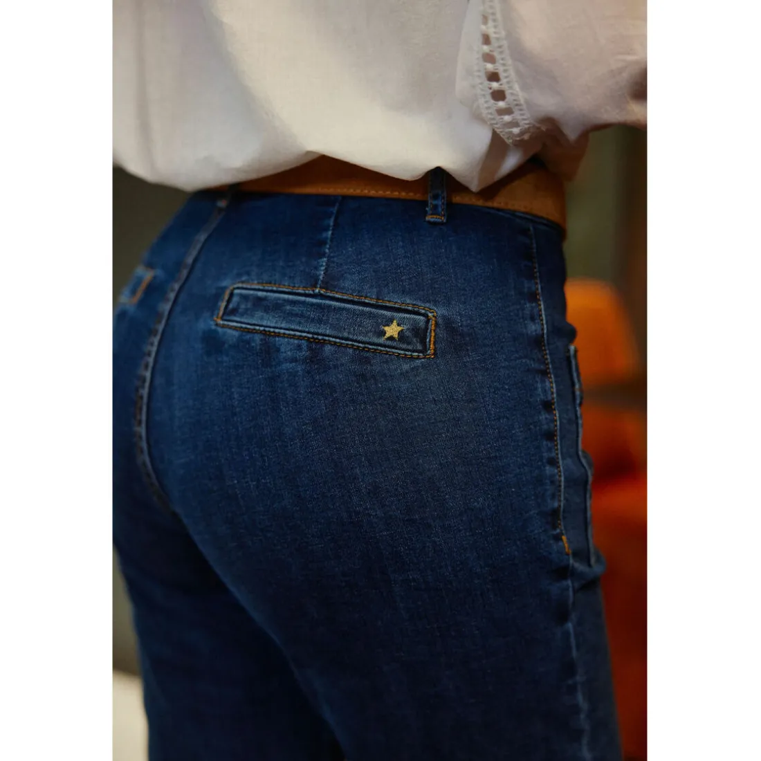 Jean SONNY W - Wash bleu stone en coton