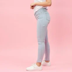 Jean étroit coupe 5 poches femme - Blue Denim