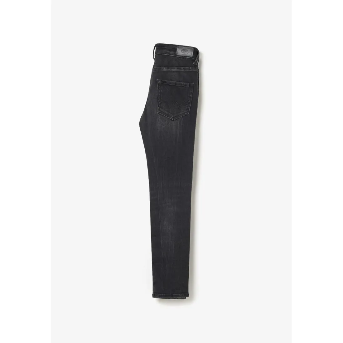 Jeans power skinny fille taille haute, longueur 34 en coton