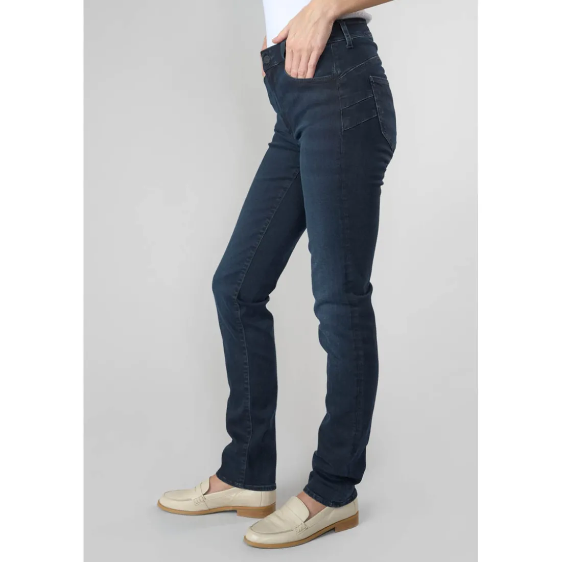 Jeans pulp regular taille haute