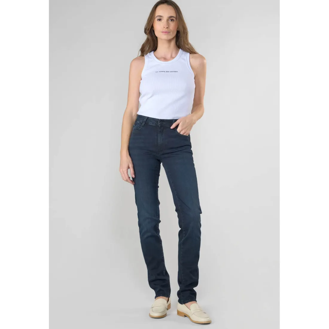 Jeans pulp regular taille haute