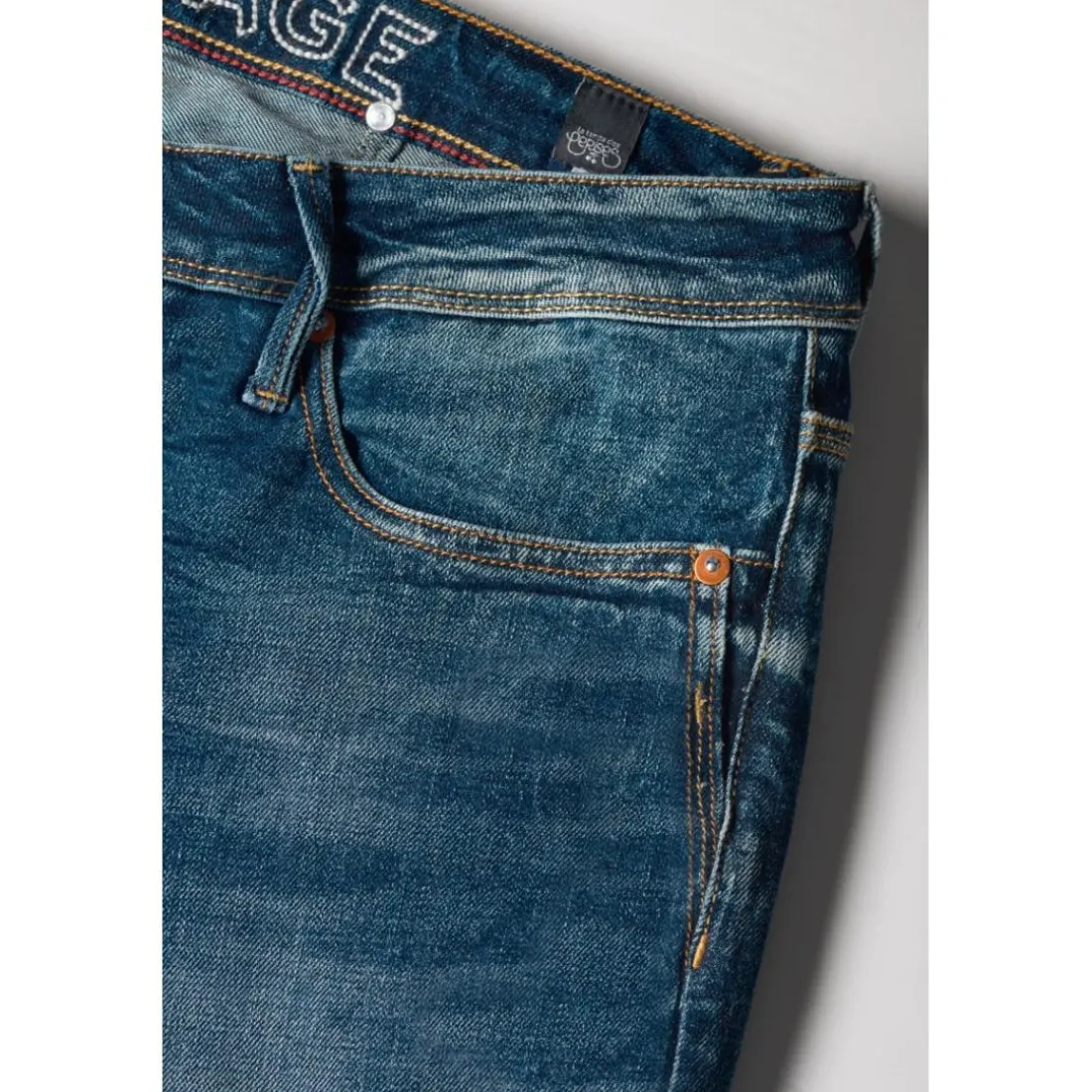 Jeans ajusté 600/17 adjusted bleu Bo