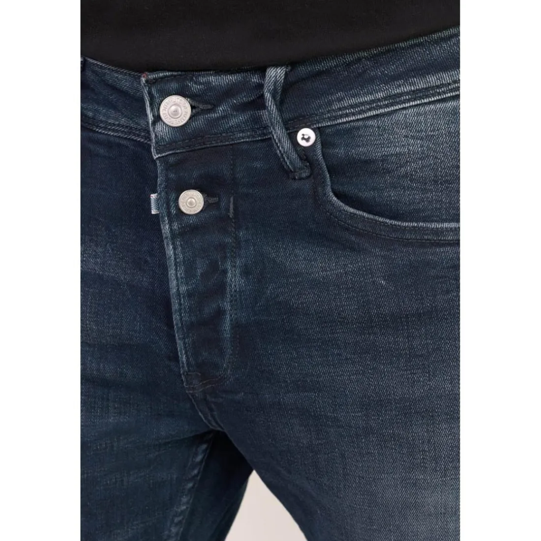 Jeans ajusté 600/17, longueur 34 bleu Karl en coton