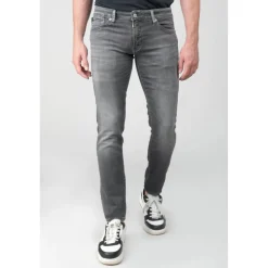 Jeans ajusté BLUE JOGG 700/11, gris Mack en coton