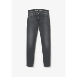 Jeans ajusté BLUE JOGG 700/11, longueur 34 noir en coton Ray