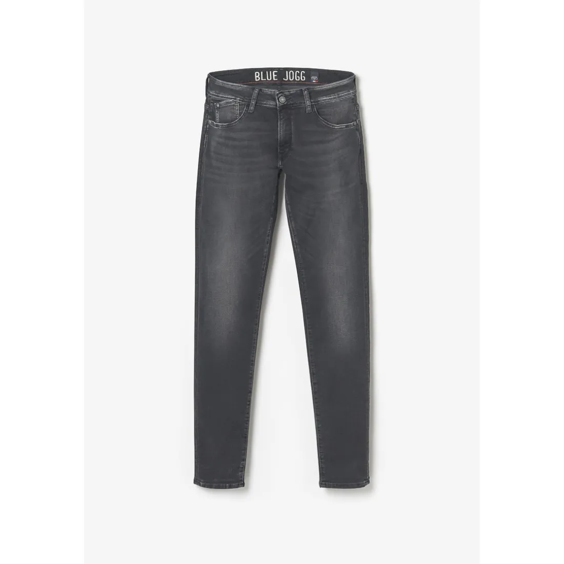 Jeans ajusté BLUE JOGG 700/11, longueur 34 noir en coton Ray