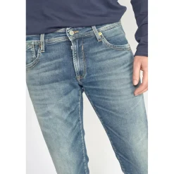 Jeans ajusté BLUE JOGG 700/11, longueur 34 bleu en coton Neal