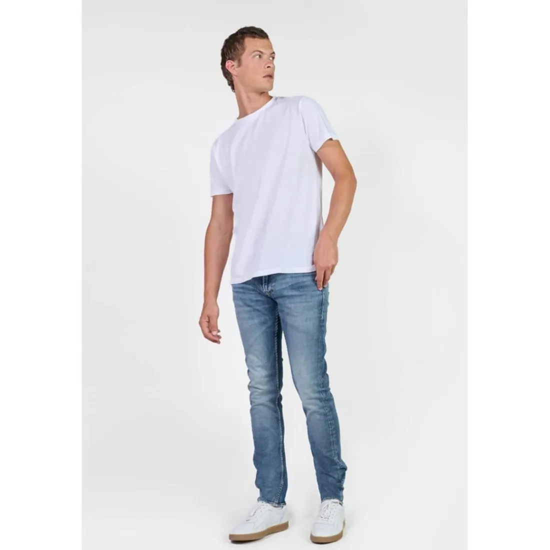 Jeans ajusté BLUE JOGG 700/11, longueur 34 bleu Vale