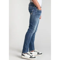 Jeans ajusté BLUE JOGG 700/11, longueur 34 bleu en coton Alex