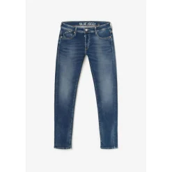 Jeans ajusté BLUE JOGG 700/11, longueur 34 bleu en coton Alex