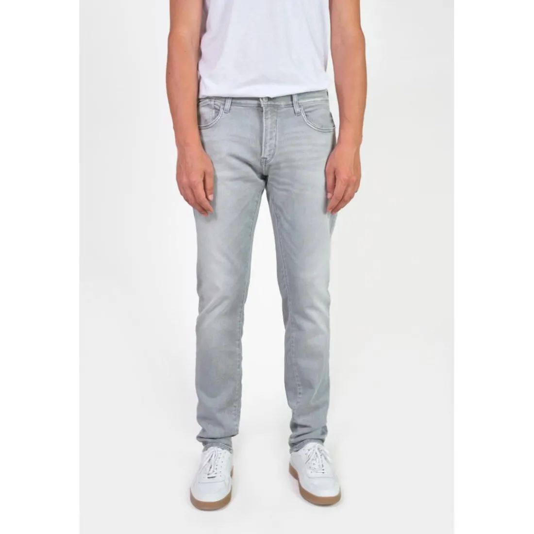 Jeans ajusté BLUE JOGG 700/11, longueur 34 gris Paco