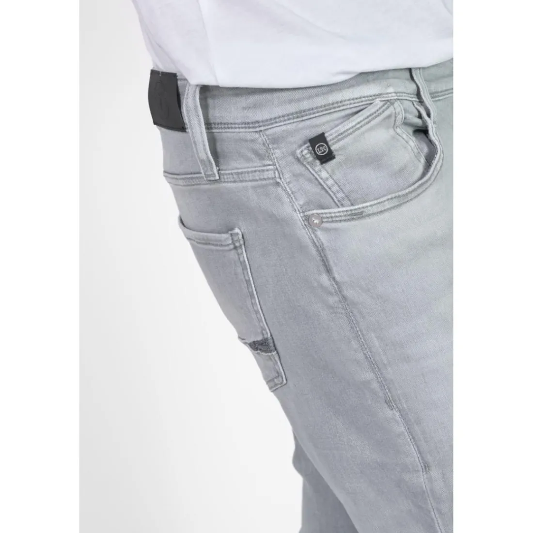 Jeans ajusté BLUE JOGG 700/11, longueur 34 gris Paco