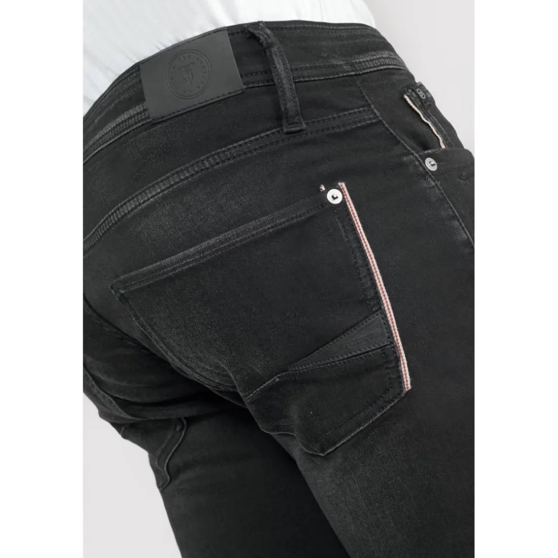 Jeans ajusté BLUE JOGG 700/11, longueur 34 noir Ivan