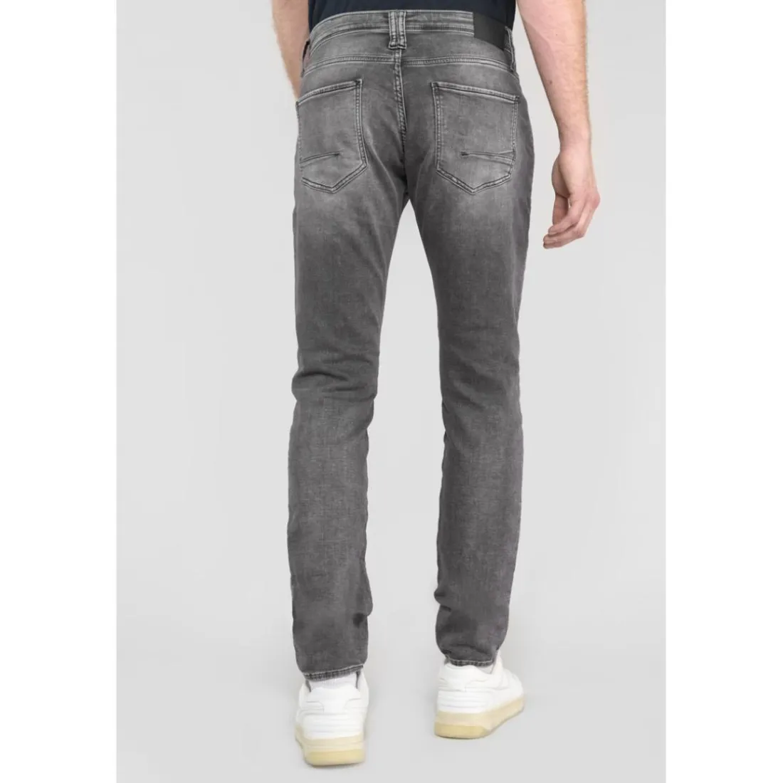 Jeans ajusté BLUE JOGG 700/11, Vale noir en coton