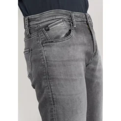 Jeans ajusté BLUE JOGG 700/11, Vale noir en coton