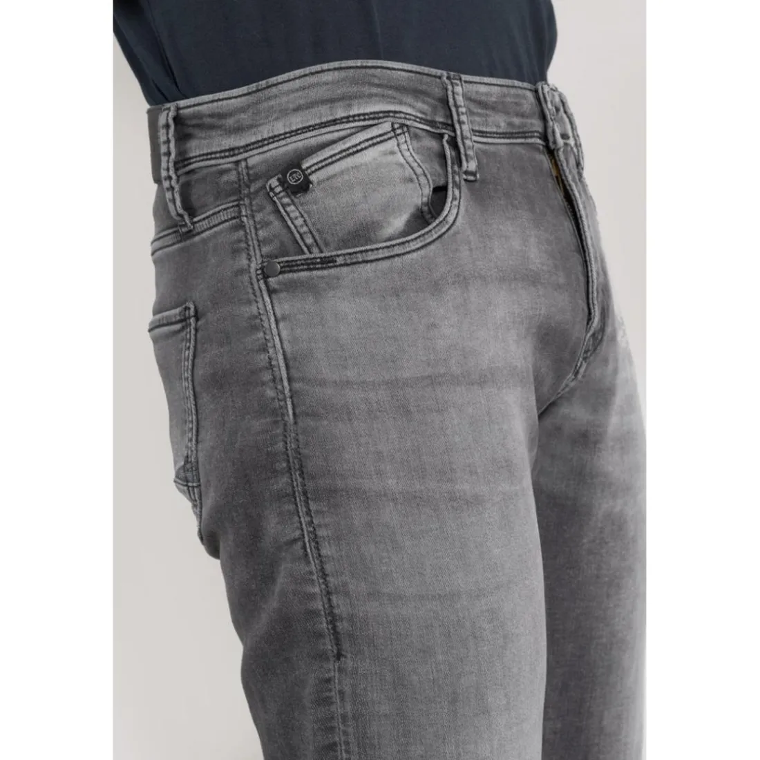 Jeans ajusté BLUE JOGG 700/11, Vale noir en coton