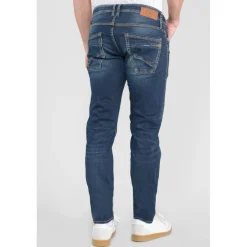 Jeans ajusté stretch 700/11, bleu Ward en coton