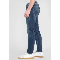 Jeans ajusté stretch 700/11, bleu Ward en coton