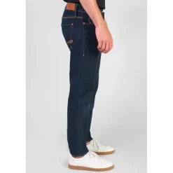 Jeans ajusté stretch 700/11, longueur 34 bleu Chad en coton