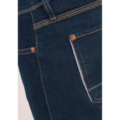 Jeans ajusté stretch 700/11, longueur 34 bleu Chad en coton