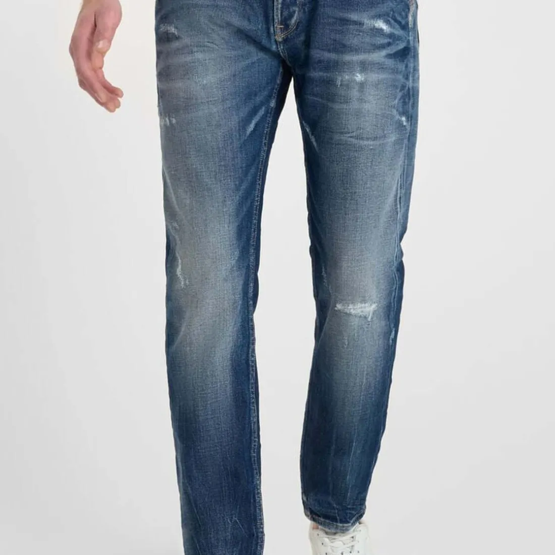 Jeans ajusté stretch 700/11, longueur 34 bleu Oak