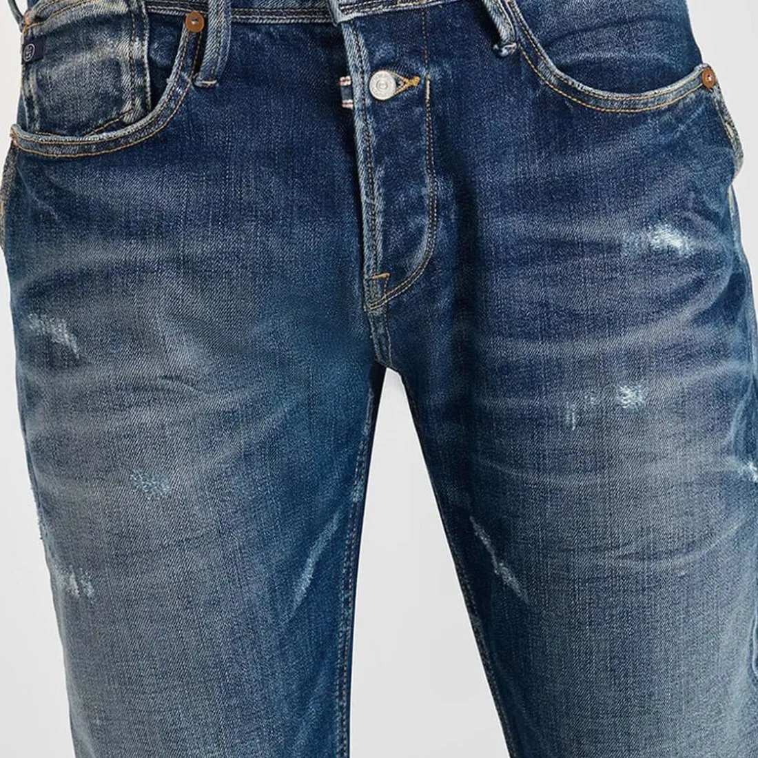 Jeans ajusté stretch 700/11, longueur 34 bleu Oak