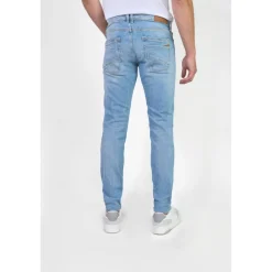 Jeans ajusté stretch 700/11, longueur 34 bleu Dylan