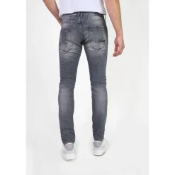 Jeans ajusté stretch 700/11, longueur 34 noir Amin