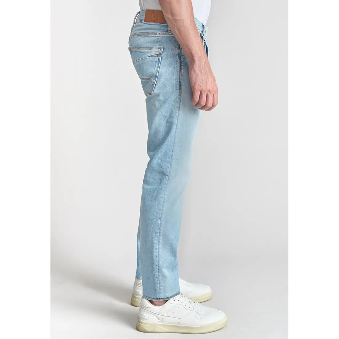 Jeans ajusté stretch 700/11, longueur 34 bleu Joel